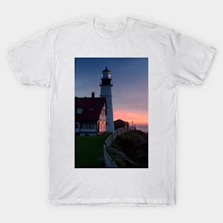 Dawn at Portland Light T-Shirt